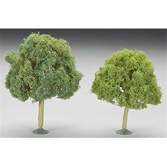BAC32213 O Scale 4.5-5 in. Oak Trees - 2 per Box