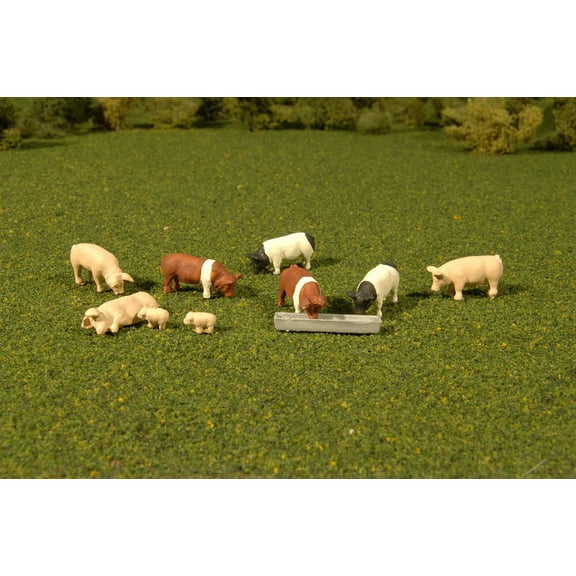 Bachmann 33118 HO Scale Pigs SceneScapes