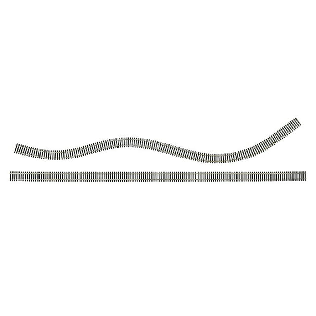 Bachmann 36 NICKEL SILVER FLEX TRACK - CODE 100 (25/Box) - HO Scale Multi-Colored