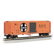 Bachmann 17907 HO Scale 50' Steel Mechanical Reefer - Ready to Run - Silver Series(R) -- Santa Fe #56252 (orange, black)
