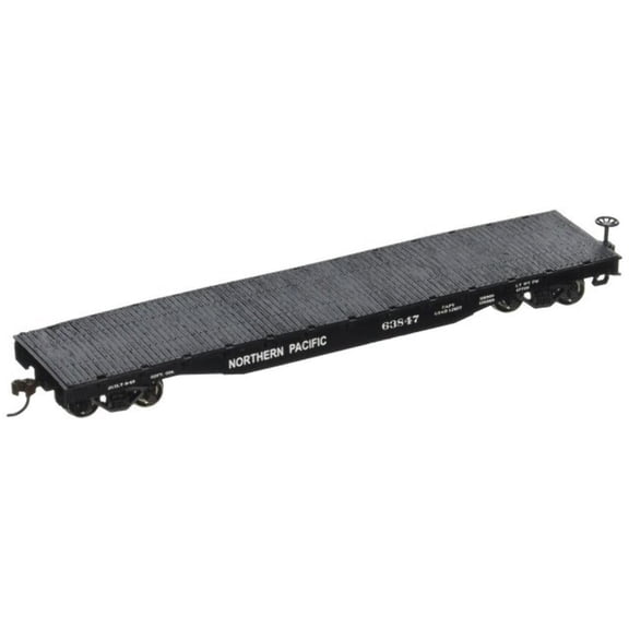 Bachmann - 52' Flatcar - Ready to Run - Silver Series® -- Northern Pacific - HO