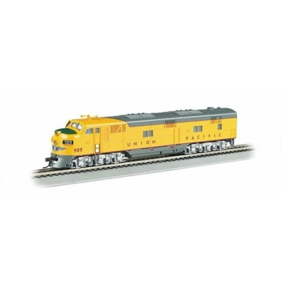 Bachmann - EMD E7 - Standard DC -- Union Pacific (Armour Yellow, gray, red) - HO