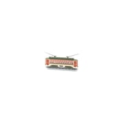 Bachmann - Brill Trolley - Standard DC -- Christmas Happy Holidays - N