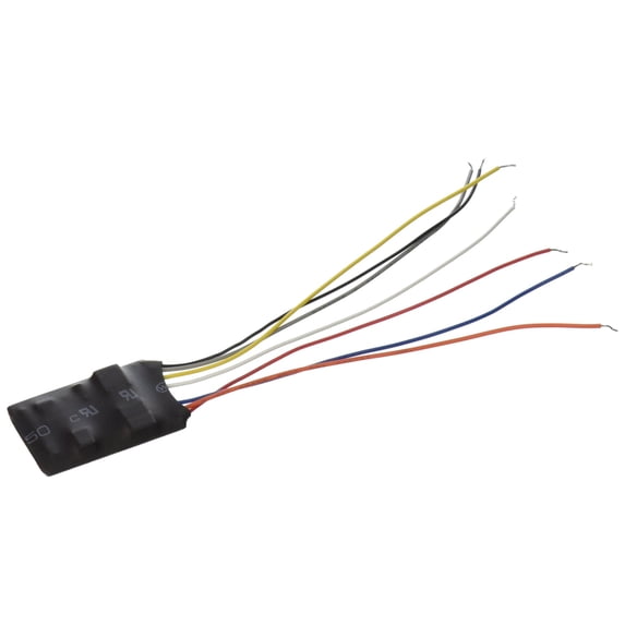 Bachmann Trains E-Z Command Digital Command Control Decoder with Wire Harness (Programming on the Main, Lights, Dimming) 1/card