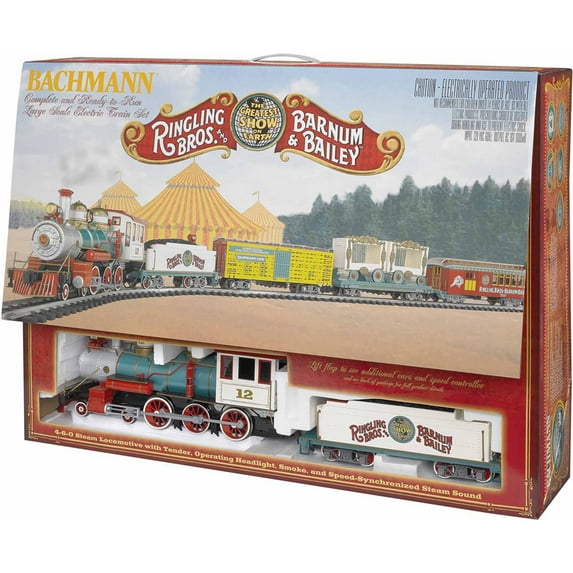 Bachmann G Scale Train (1:22.5) Set Ringling Brothers & Barnum Bailey Circus 90083