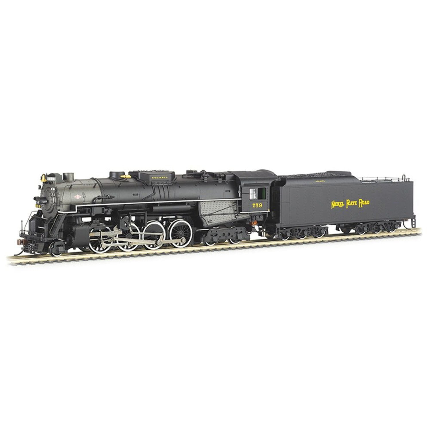 Bachmann HO 2-8-4 Berkshire Steam Locomotive, Nickel Plate