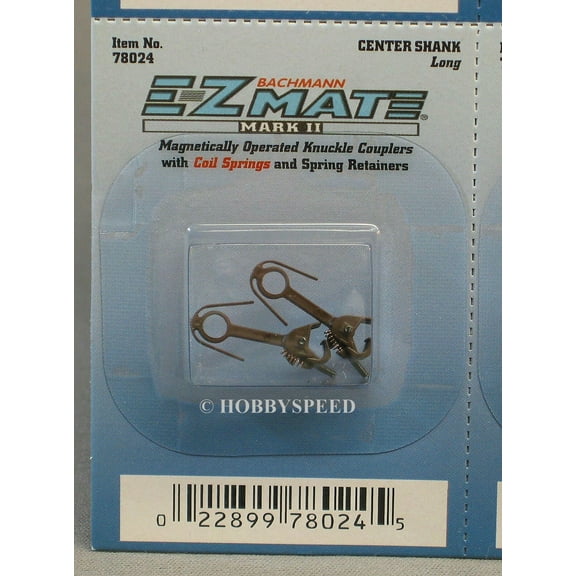 Bachmann HO EZ Mate Center Shank KNUCKLER Coupler Long BAC78024 (1X Pack)