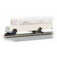 thumbnail image 1 of BAC46215 HO Scale Maintenance of Way Bus with High Railers - White, 1 of 2