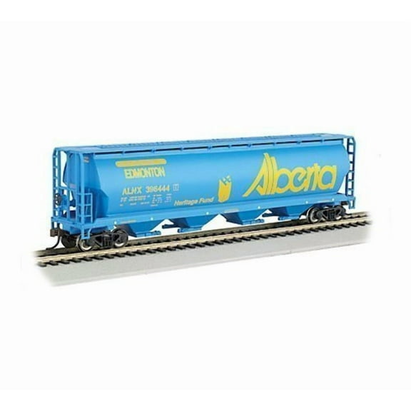 Bachmann-Canadian Cylindrical 4-Bay Grain Hopper - Ready to Run - Silver Series(