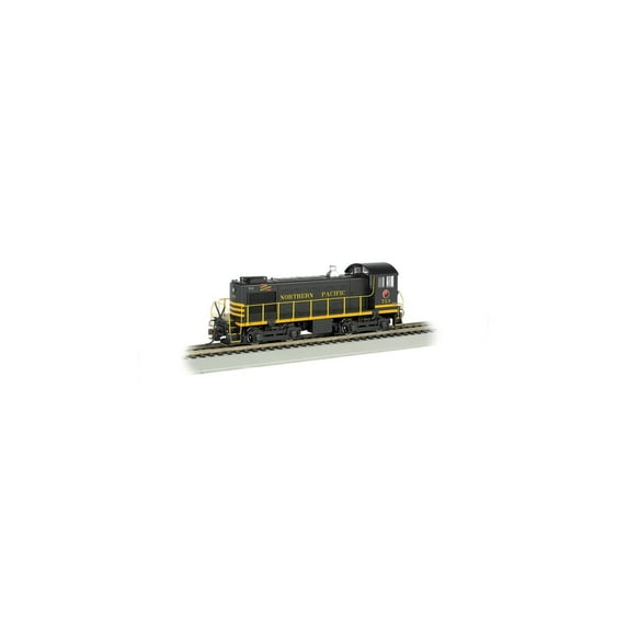 Bachmann - Alco S4 - Standard DC -- Northern Pacific #713 (black, yellow) - HO