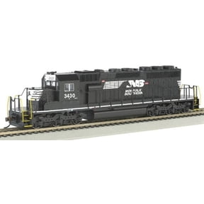 Bachmann-EMD SD40-2 w/DCC & Sound -- Norfolk Southern #3430 (black, white, Horse