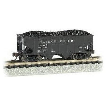 Bachmann N Scale Train 2-Bay Hoppers Clinchfield 19554