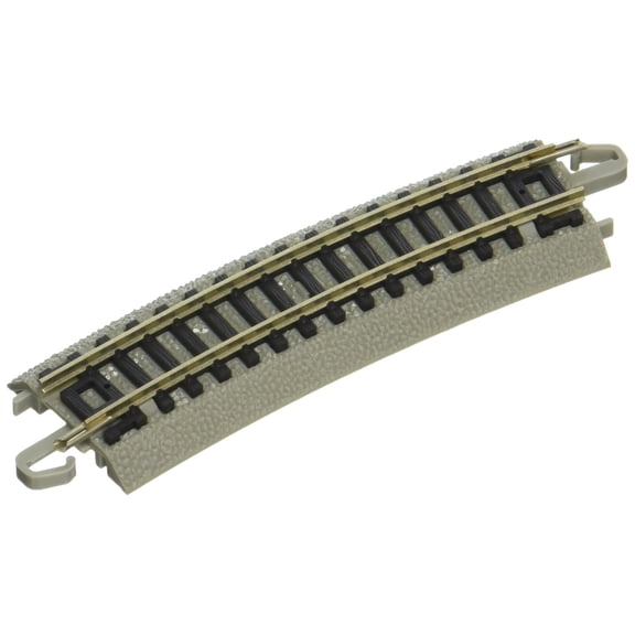 Bachmann N Scale Train E-Z Track System Nickel Silver/Gray Half Section 12.50" Radius Curved 44822