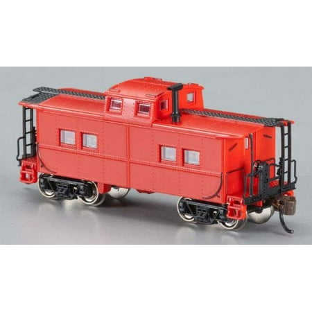 Bachmann N Scale Train Northeast Steel Caboose Unlettered Red 16856