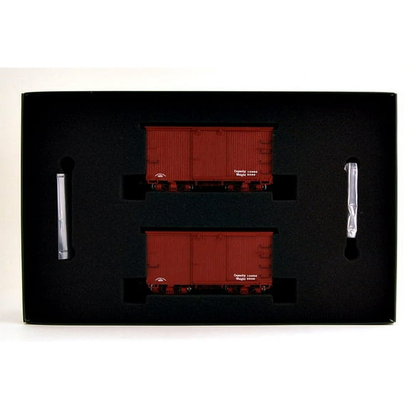 Bachmann, On30 Scale Train 18" Freight Cars Box Car (2 per box) 26501