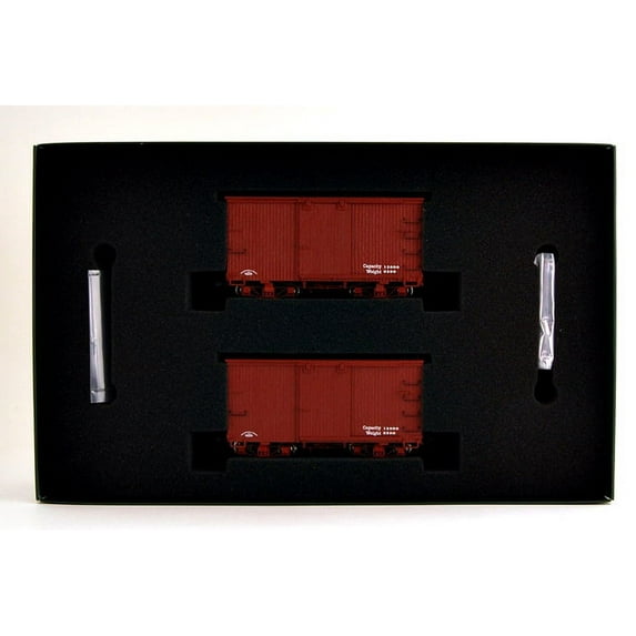 Bachmann, On30 Scale Train 18" Freight Cars Box Car (2 per box) 26501