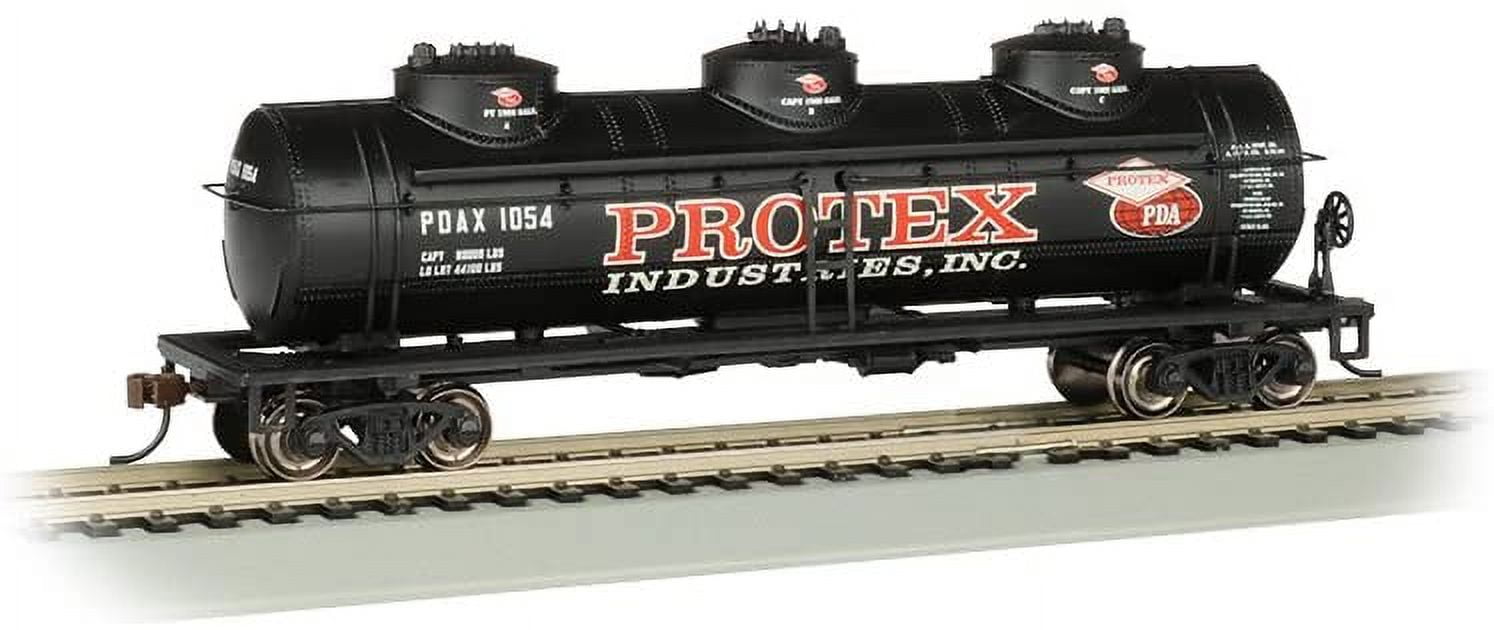 Bachmann Trains 40' Three Dome Tank Car PROTEX INDUSTRIES HO Scale