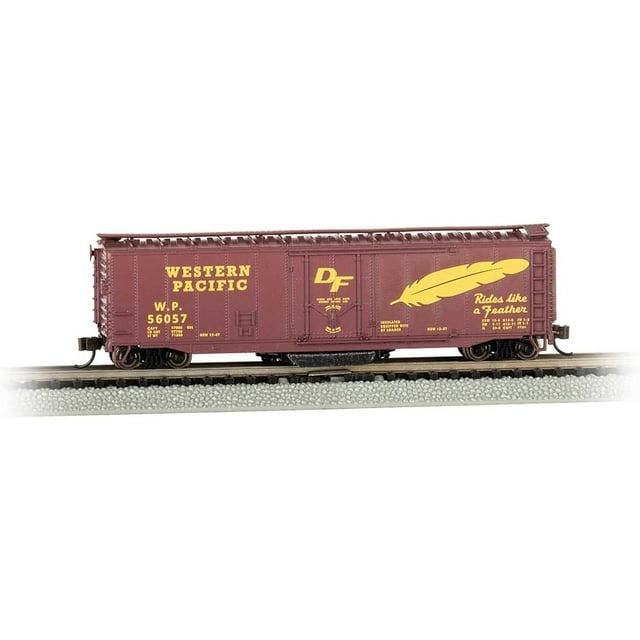 Bachmann Trains 50' Plug Door Track Cleaning Box Car Western