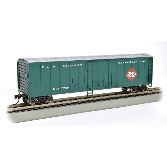 Bachmann Trains - 50 Steel Reefer - Railway Express #7763 - HO Scale