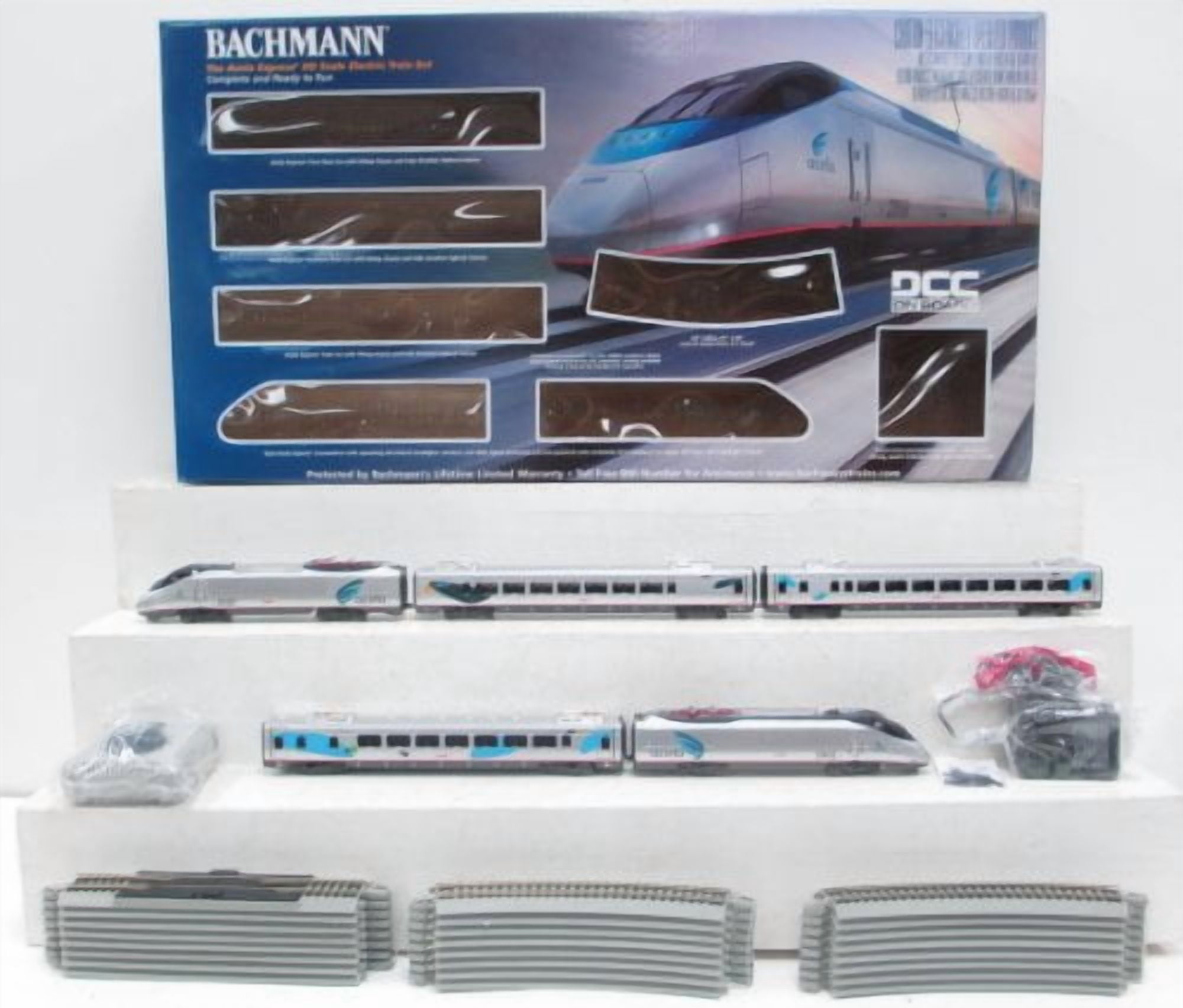 HOゲージ Acela Express 6両セット(BACHMANN) Bachmann Trains HO Scale Amtrak Acela Ready To Run with DCC On