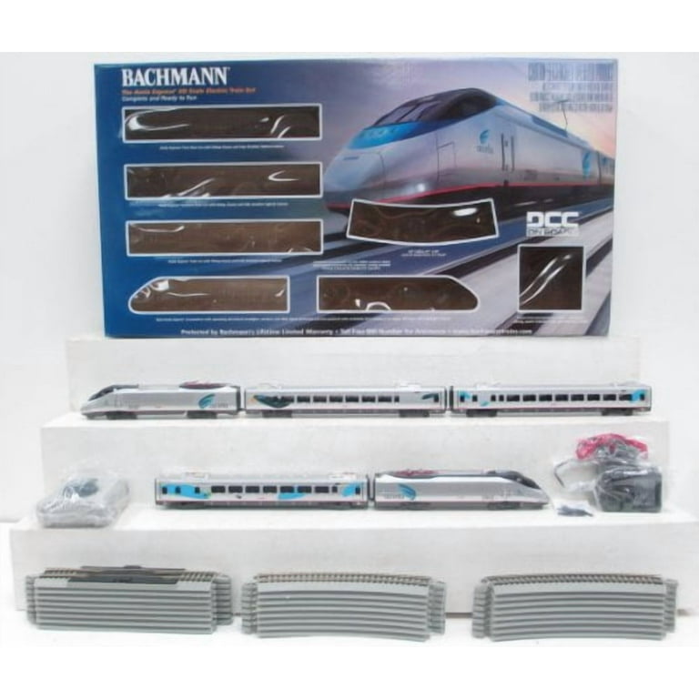 Bachmann Trains HO Scale Amtrak Acela Ready To Run with DCC On