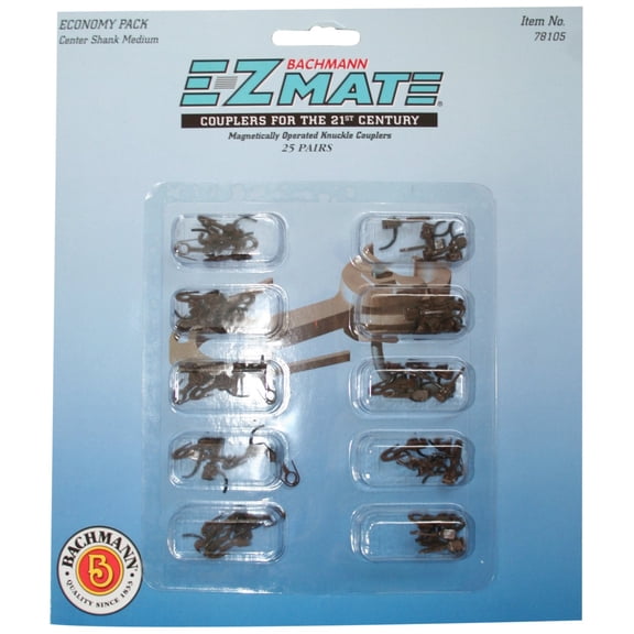 Bachmann 78105 HO E-Z Mate Couplers 25-Pack