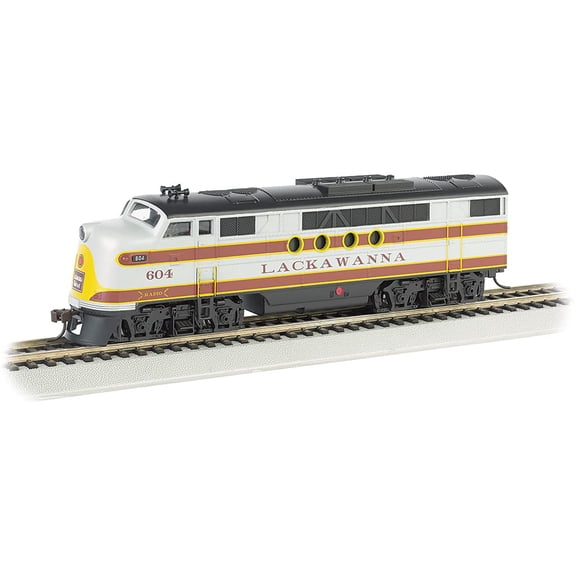 Bachmann Trains - FT - DCC WOWSOUND Sound Value-Equipped Locomotive - Lackawanna - HO Scale, Prototypical Gray & Maroon, (68913)
