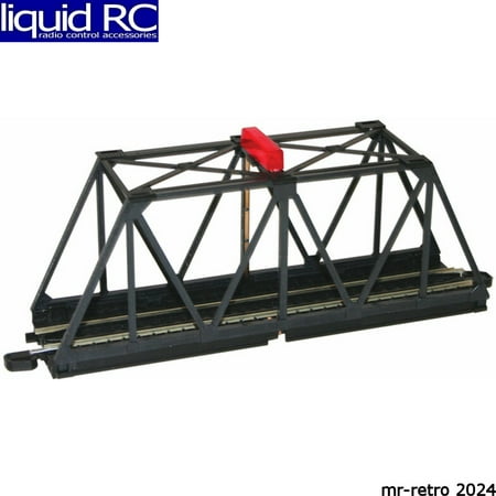 Bachmann Trains HO Scale E-Z Track Truss Bridge w/ Blinking Light Train Track Accessory