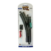 Bachmann Trains HO Scale Remote Turnout Left Train Track Accessory 1/Card