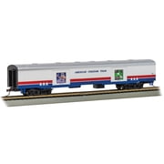 Bachmann Trains - LIMITED EDITION AMERICAN FREEDOM TRAIN CARS with LIGHTED DISPLAYS - EXHIBIT CAR #104 1836-1856 - HO Scale