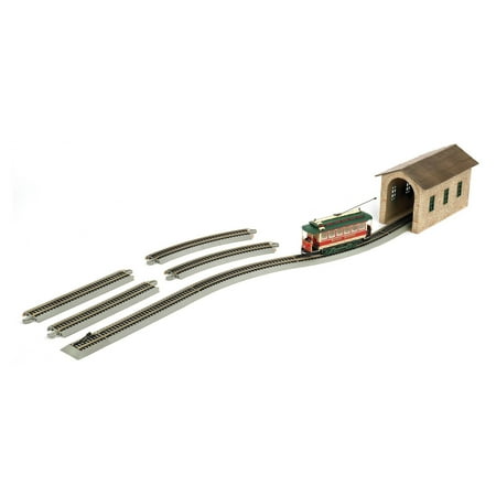 Bachmann Trains O Scale Christmas Village Streetcar Ready To Run Electric Train Set