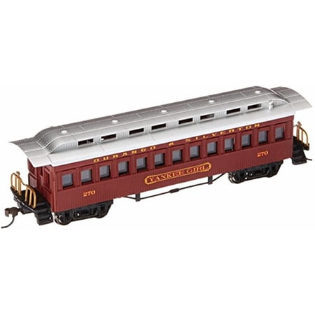 Bachmann Trains Open Sided Excursion Car DURNGO SLVRTN 270 YANKEE GIRL HO Scale