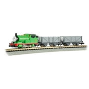 Bachmann Trains - THOMAS & FRIENDS  - PERCY and the TROUBLESOME TRUCKS Ready To Run Electric Train Set - N Scale