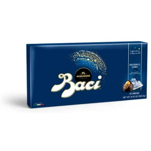 Baci Classic Dark Chocolate Hazelnut 21-Pc Truffle Box, 7.93 Ounce