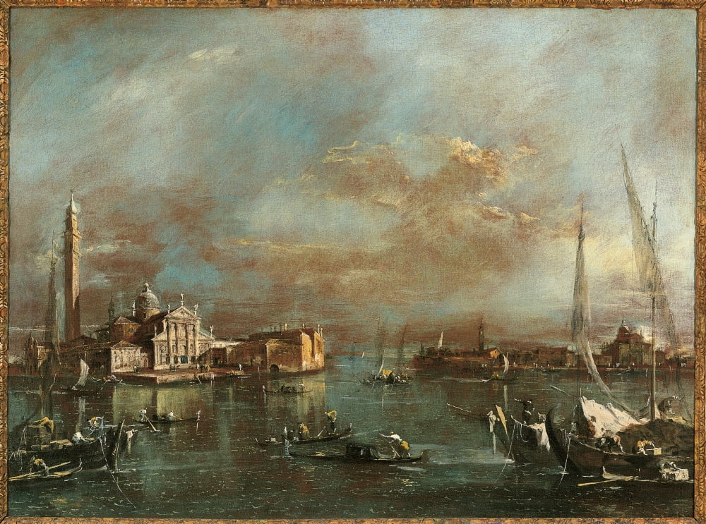 Bacino Di San Marco With San Giorgio And The Giudecca Canvas Art - (36 x 24)