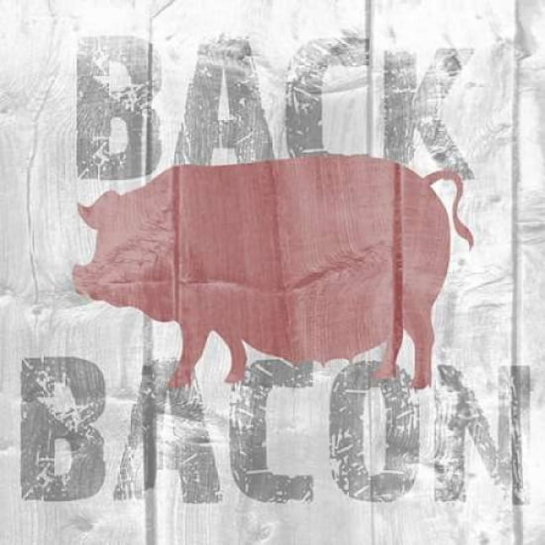 Back Bacon Canvas Art - Alicia Soave (24 x 24)