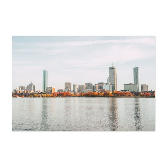 Back Bay Skyline - Boston Massachusetts Photography Unframed Wall Art Print 5 x 7 inches