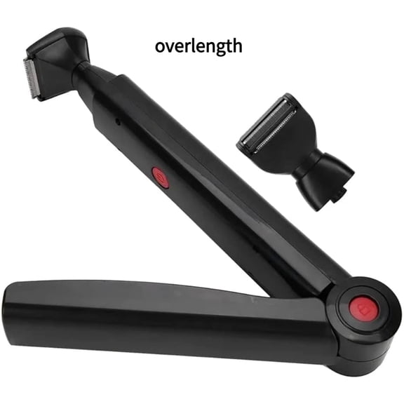 Back & Body Cordless Rechargeable Electric Shaver, Extra Long Handle Electric Body Groomer with Extra Shaving tip