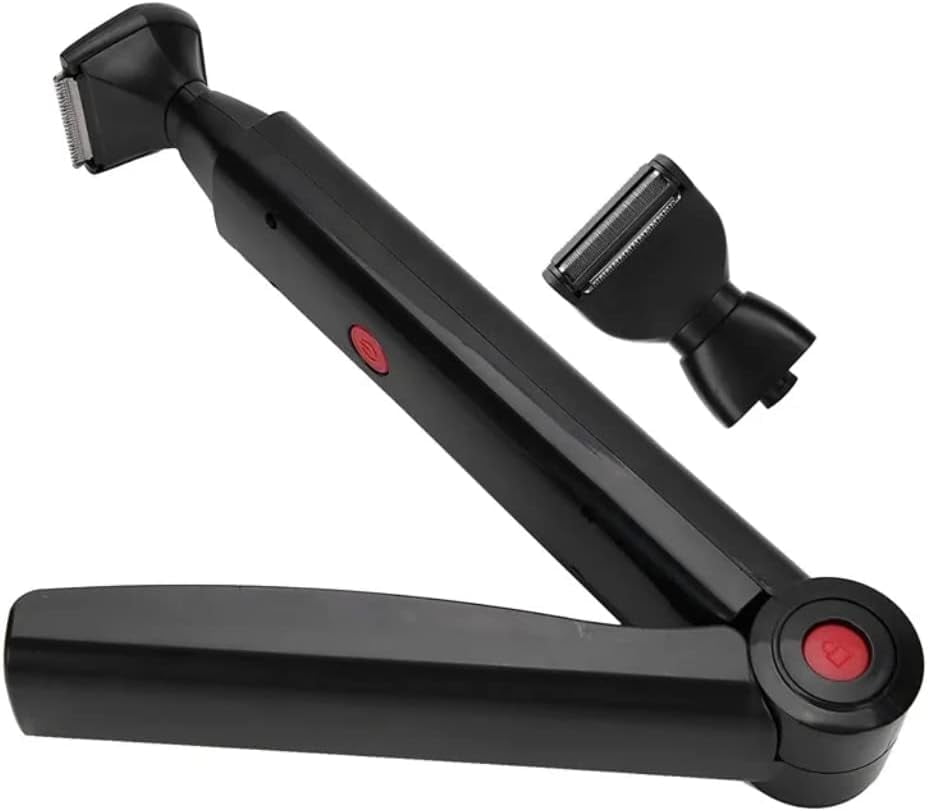 Back & Body Cordless Rechargeable Electric Shaver, Extra Long Handle ...