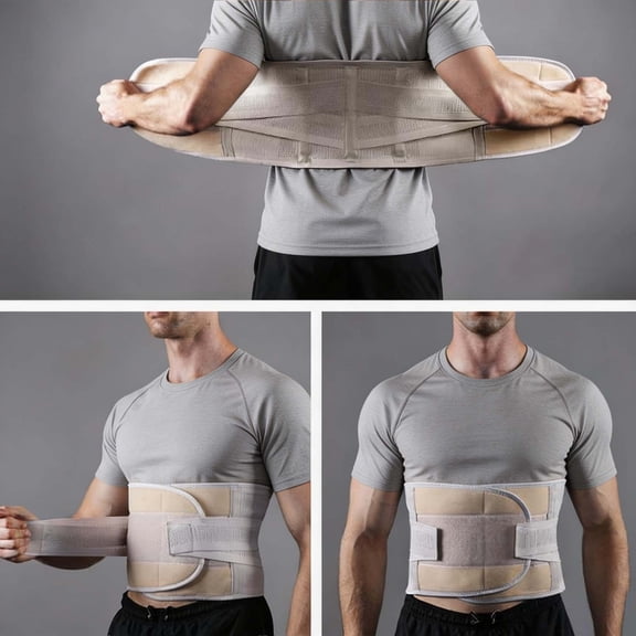 Back Brace Belt Lower Back Support Adjustable Dual Strap Lumbar Support With Removable Stays, Posture Correction Breathable Comfortable Fit, for workout lifting standing work daily use