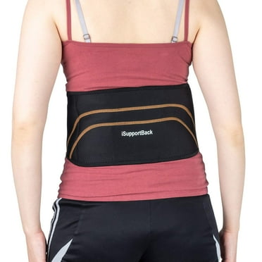 Back Brace Copper Compression Back Support for Men & Women Copper Infused Back Wrap Free eyeglass pouch (Large Waist 39"-50")