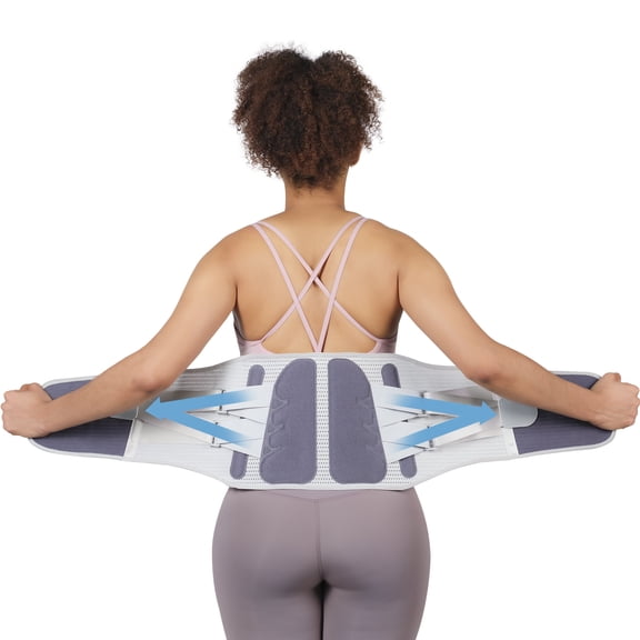 Back Brace Lower Back Pain, Lumbar Support, Herniated Disc, Sciatica, Arthritis  Adjustable, Breathable Design - for Men and Women