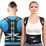 Back Brace for Lower Back Pain - Immediate Relief from Sciatica, Herniated Disc, Scoliosis - Breathable Design With Lumbar Support Pad - For Home & Lifting At Work - For Men & Women