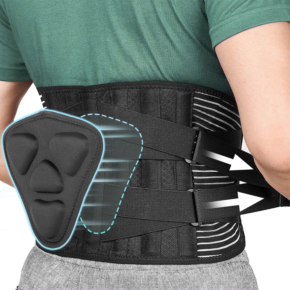 Back Support Belt Breathable Lower Back Brace Pain Relief