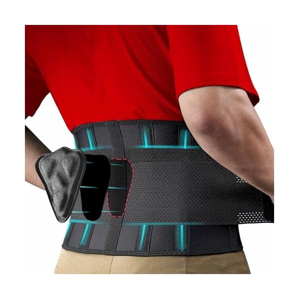 Sports Belts Lower Back Brace Lumbar Support Belts Ergonomic Design Suitable for Herniated Discs Sciatica for Men&Women