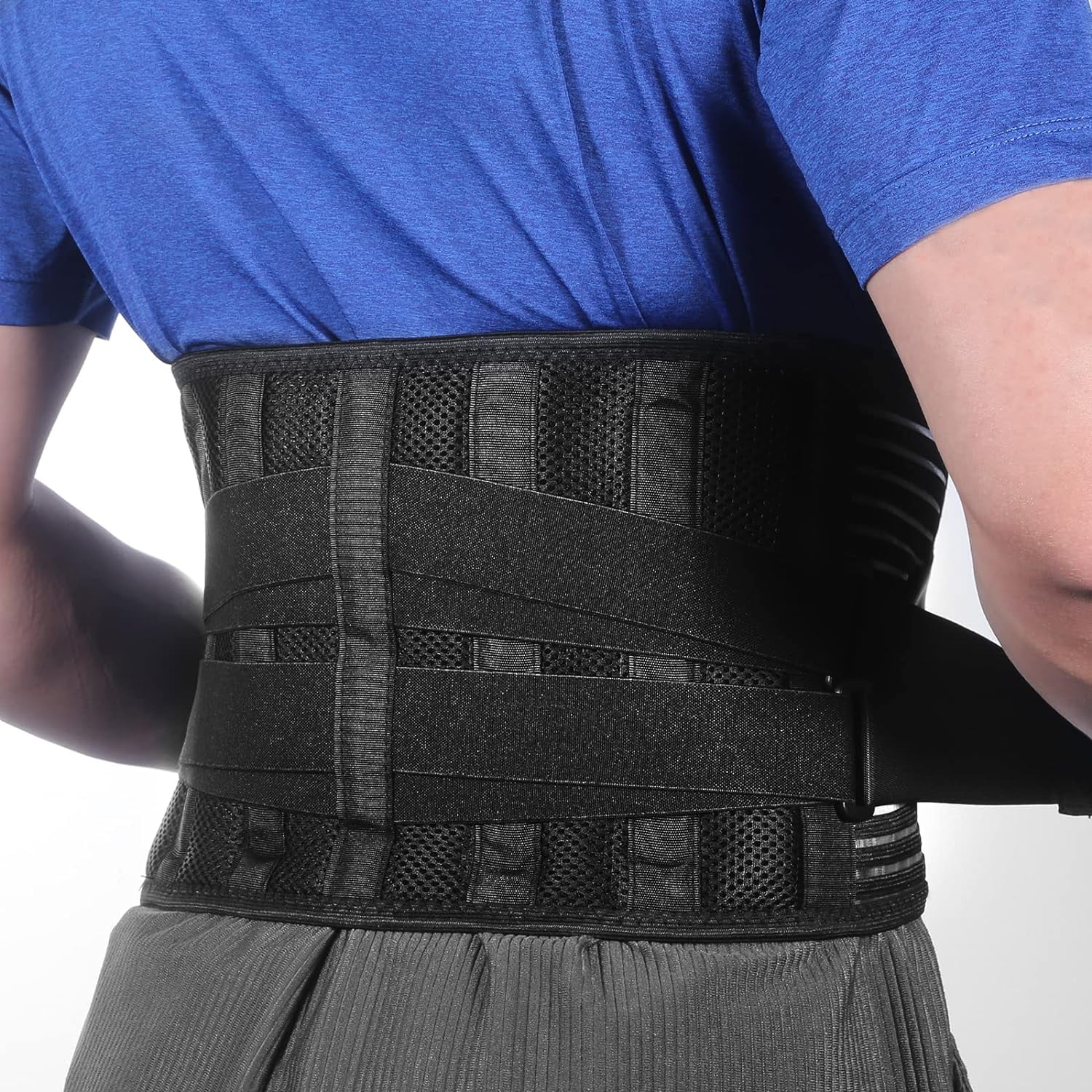 Back Brace for Men Women Lower Back Pain Relief, Breathable and