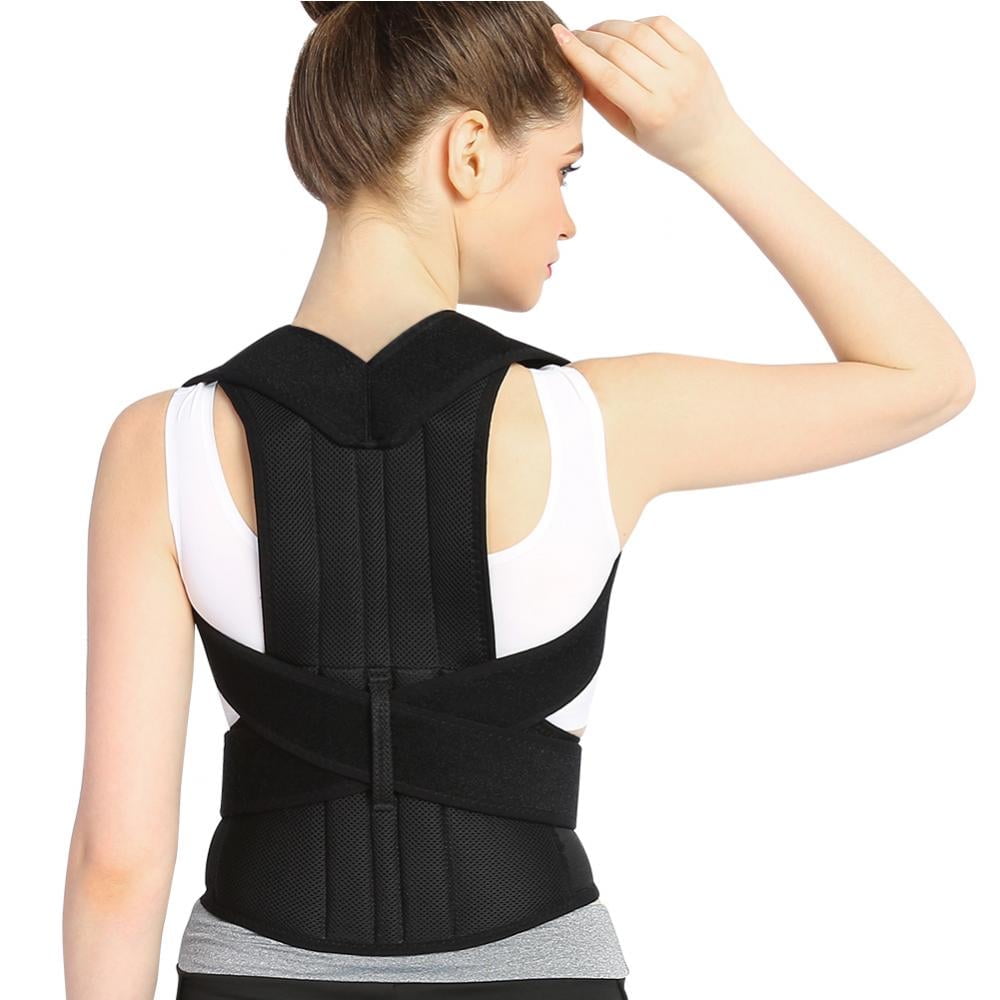 Women Adjustable Back Brace Support Belt Orthopedic Back Posture Corrector Brace  Posture Shoulder Corrector Back (Bands Size : Medium, Color : Green) :  : Clothing, Shoes & Accessories
