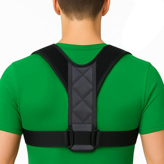 Back Brace Posture Corrector for Men and Women - Invisible & Mesh Breathable Upper Back Brace - Adjustable Back Straightener - Relieve Shoulder, Neck & Back Pain, S(28-37inch)/ L(38-48inch) 1PCS