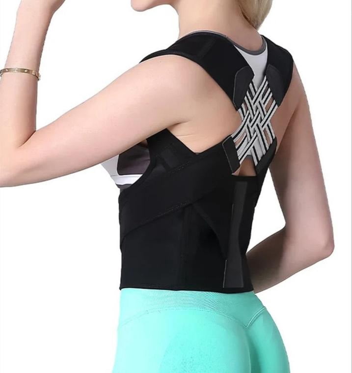Back Brace Posture Corrector for Women and Men  Adjustable Upper Back Support for Pain Relief, Spine Alignment, and Shoulder Posture Correction, Invisible Under Clothes