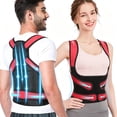 thumbnail image 1 of Back Brace Posture Corrector for Women and Men - Back Straightener Ideal for Scoliosis, Hunchback, Spine Corrector, Adjustable Support Upper and Lower Back Pain Relief - M, 1 of 8